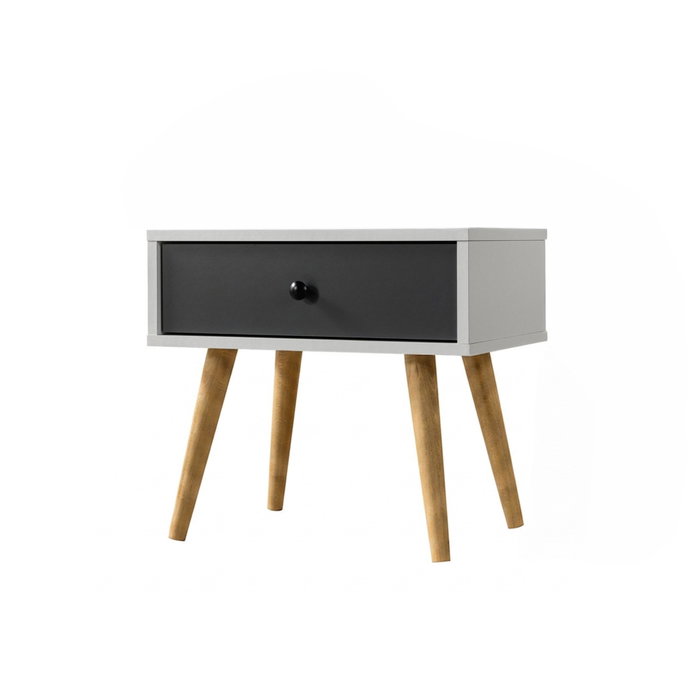 Hanah Home Vita 5102 Blanco y Antracita